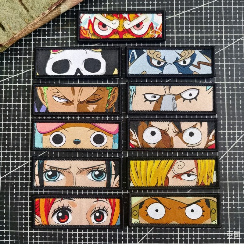 Velcro Hook Loop - Anime One Piece Velcro Patch Eyes