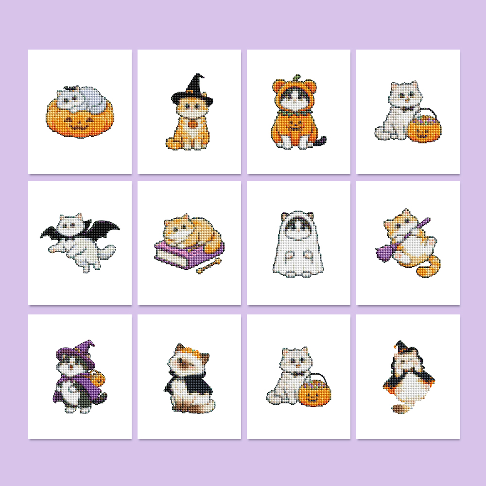 Cosplay Bat Prop - New 12pc Cute Halloween Cat Theme