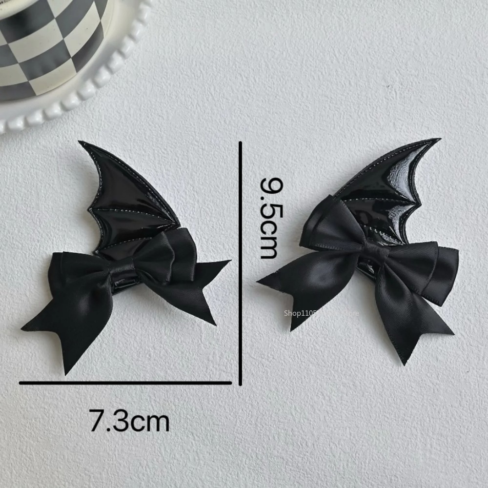 Halloween Devil Horn Bow Hair  - Cosplay Bat Prop ulasan dan harga