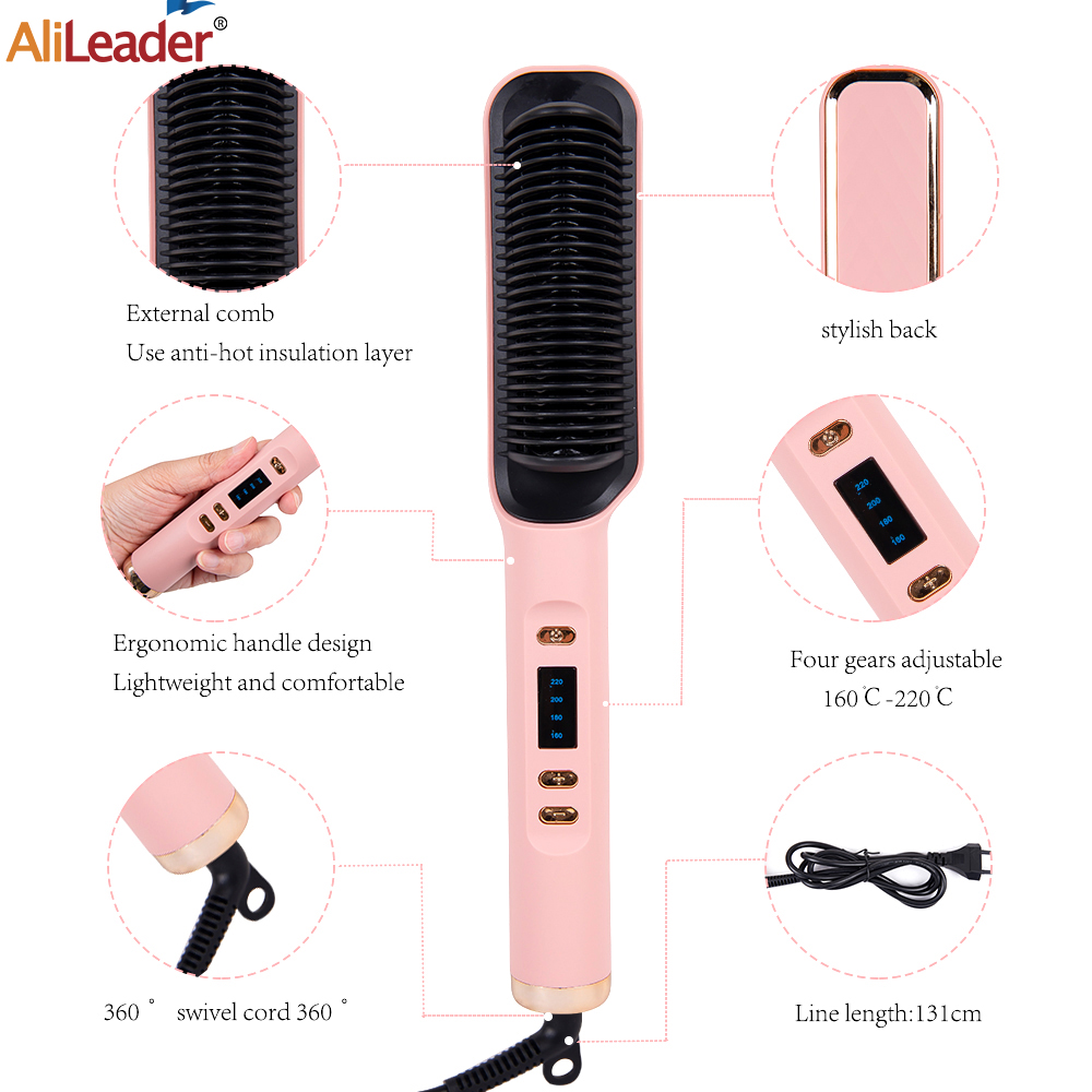 3In1 Hot Air Comb Straightenin - Aerith Cosplay Prop ulasan dan harga