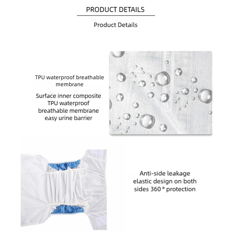 Reusable Washable Adult Cloth  - Velcro Hook Loop ulasan dan harga