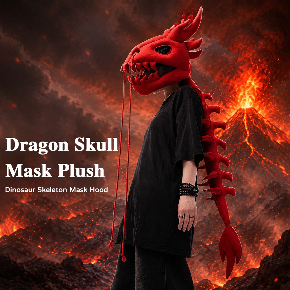 Dinosaur Skeleton Plush Headge - Free Cosplay Prop Patterns ulasan dan harga