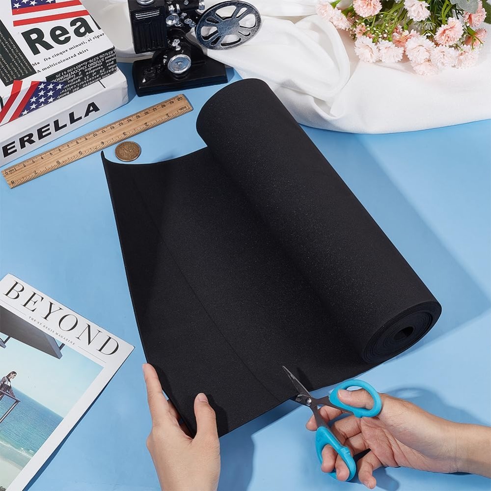 EVA Foam Craft Sheets Black 30 - Craft Foam Roll ulasan dan harga