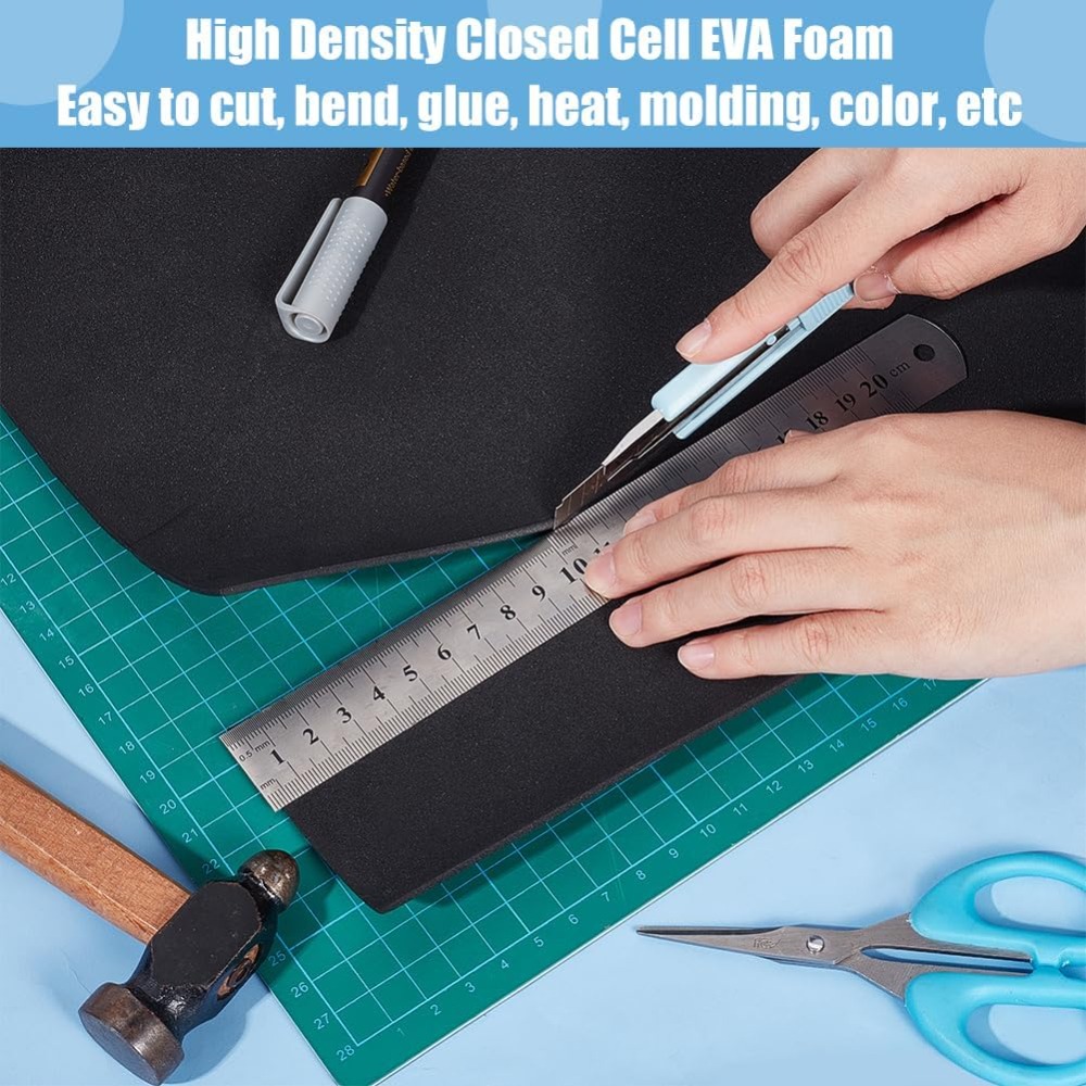 EVA Foam Craft Sheets Black 30 - Craft Foam Roll ulasan dan harga
