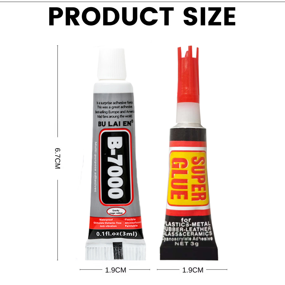 3ml B7000 Glass Plastic Univer - Contact Cement Glue ulasan dan harga