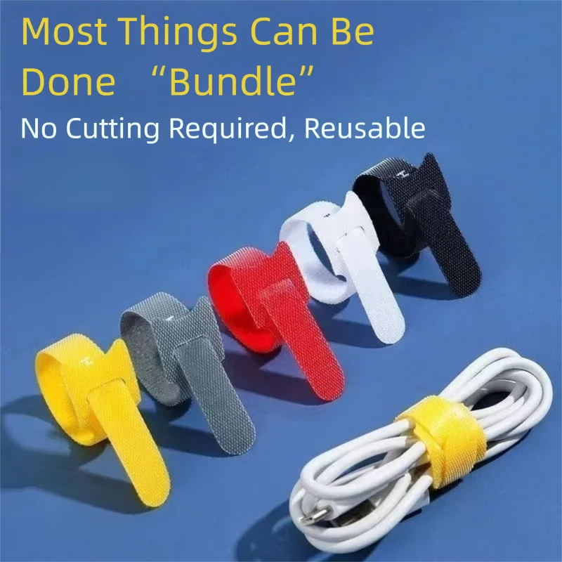 Cut-Free Reusable Cable Organi - Velcro Hook Loop ulasan dan harga