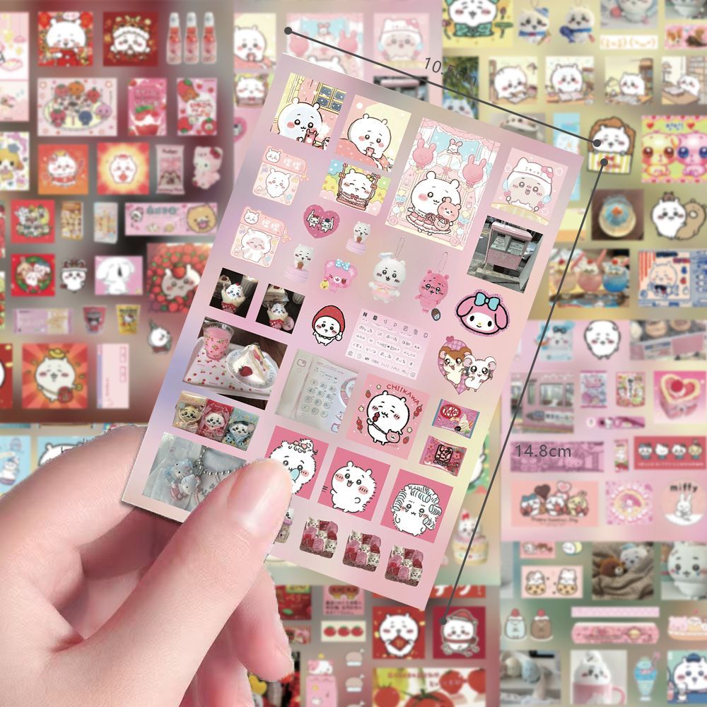 film stickers Chiikawa healing - Cosplay Material For Prop ulasan dan harga