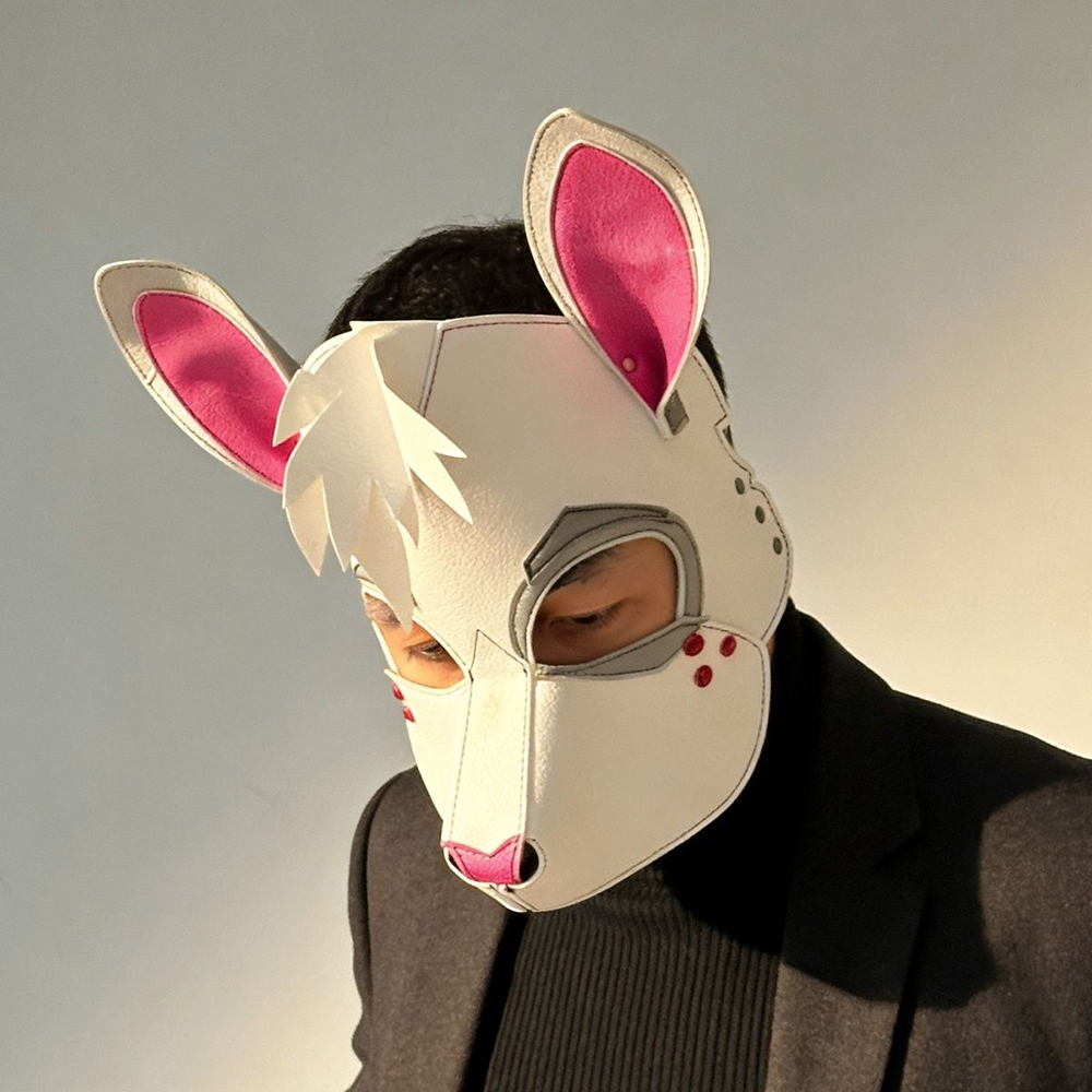Punk Rabbit Mask White Bunny P - Free Cosplay Prop Patterns ulasan dan harga
