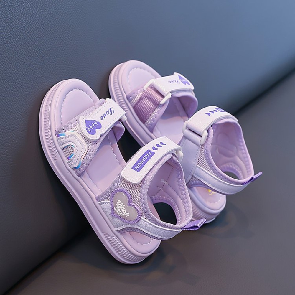 Girls' Heart-Shaped Princess S - Velcro Hook Loop ulasan dan harga