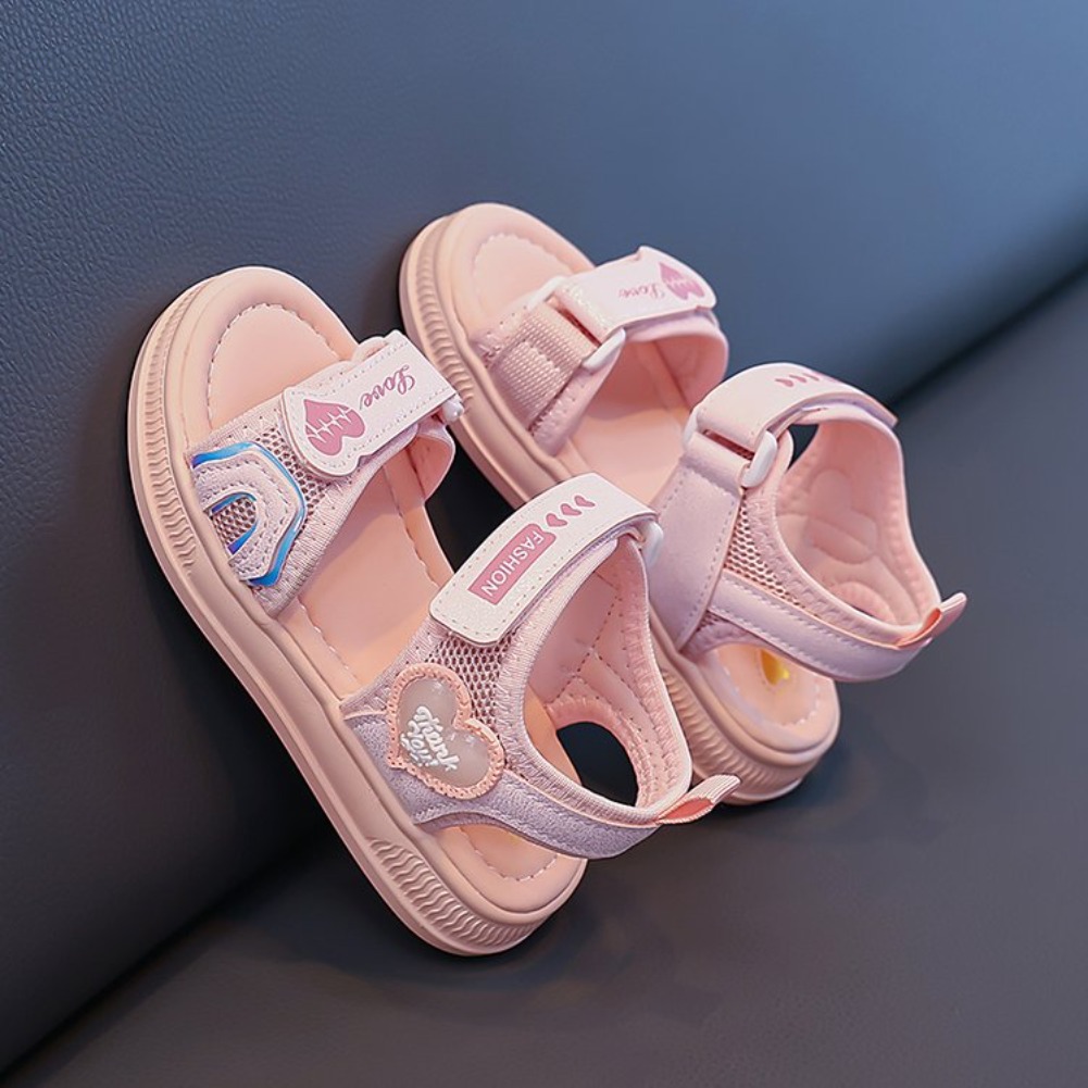 Girls' Heart-Shaped Princess S - Velcro Hook Loop ulasan dan harga