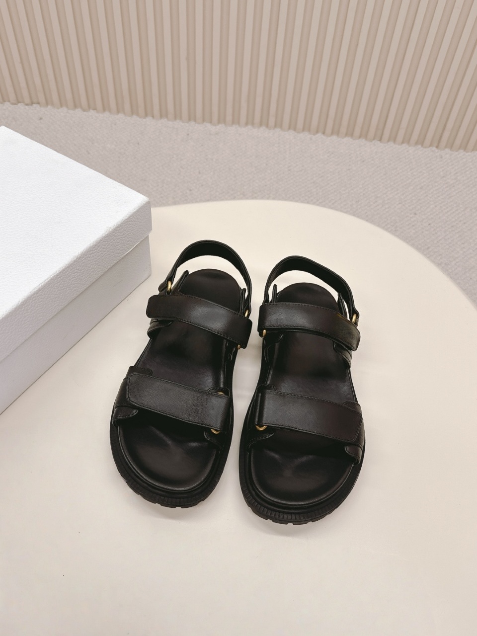 Women's Luxury Platform Sandal - Velcro Hook Loop ulasan dan harga