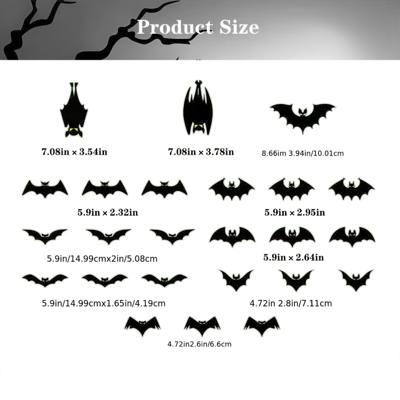 24 Halloween Magnetic Bats for - Cosplay Bat Prop ulasan dan harga