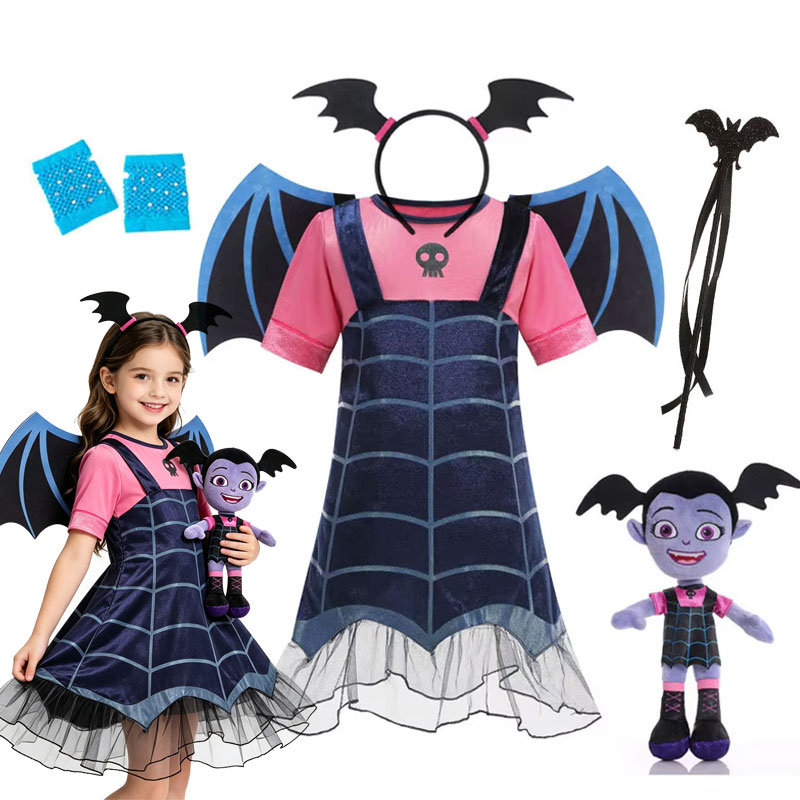 Kids Girls Vampire Bat Hallowe - Cosplay Bat Prop ulasan dan harga