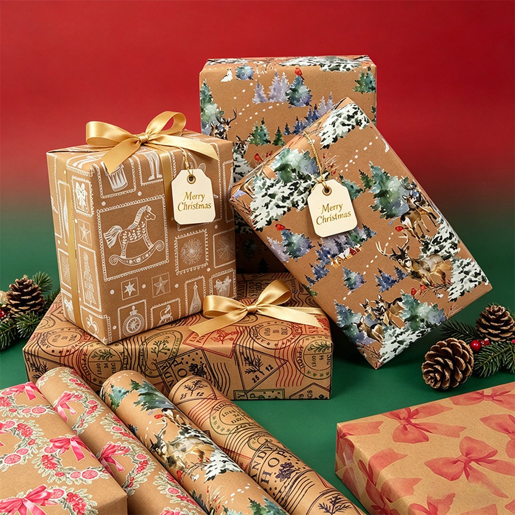 Vintage Christmas Craft Paper  - Craft Foam Roll ulasan dan harga