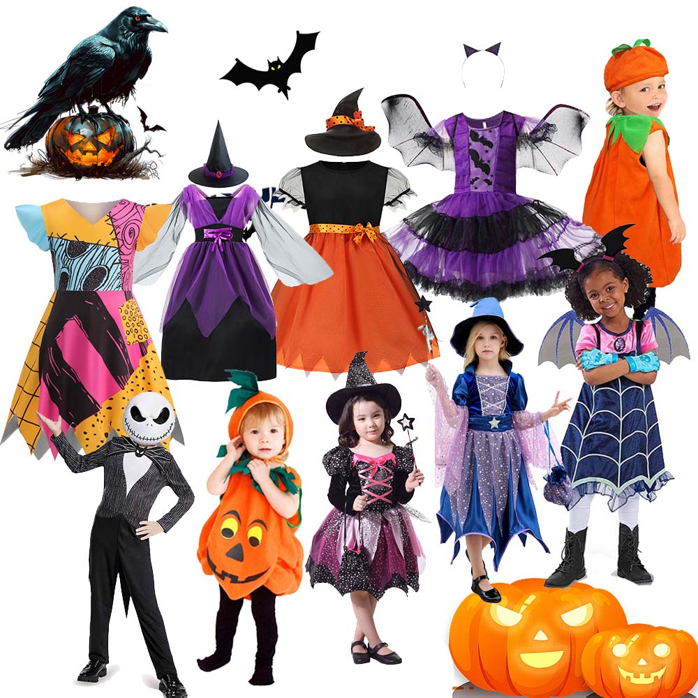 Kids Halloween Witch Pumpkin C - Cosplay Bat Prop ulasan dan harga