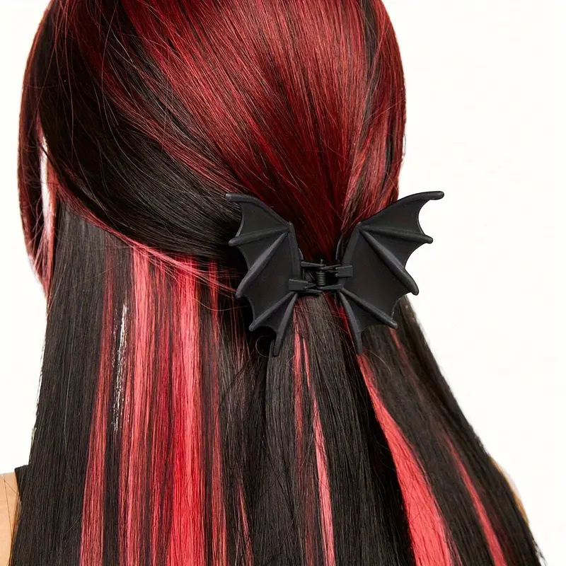 Gothic Bat Hair Clip Halloween - Cosplay Bat Prop ulasan dan harga