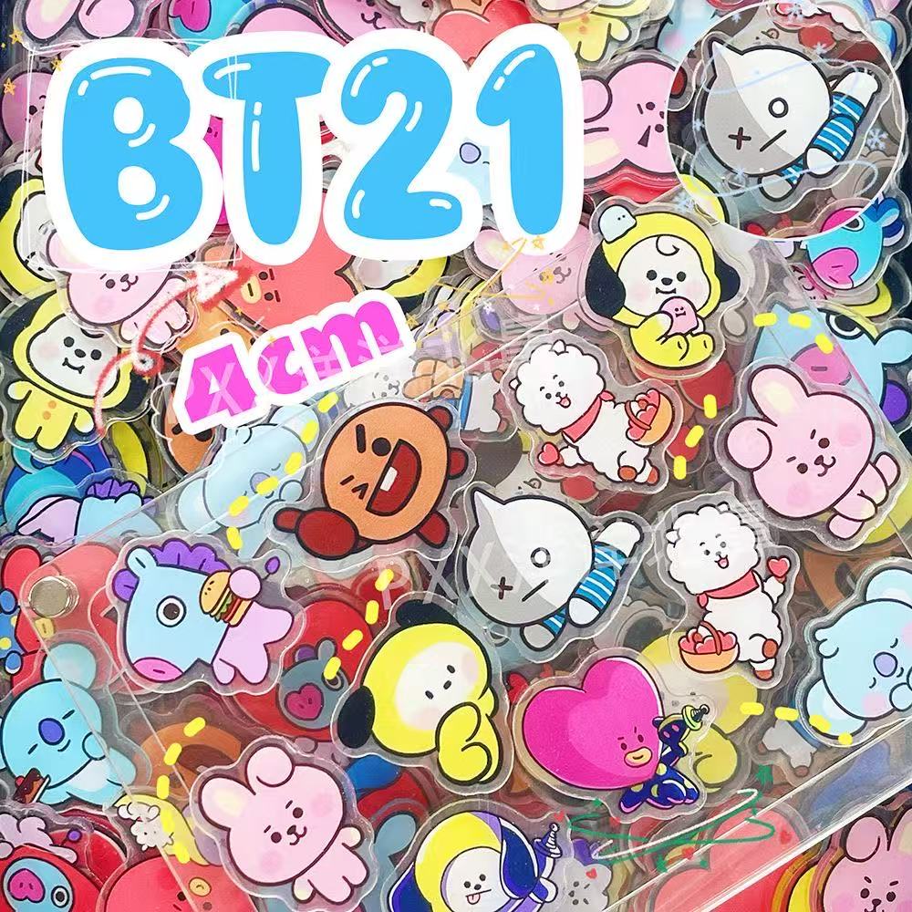 100pcs BT21 BTS Single-Layer 1 - Cosplay Material For Prop ulasan dan harga