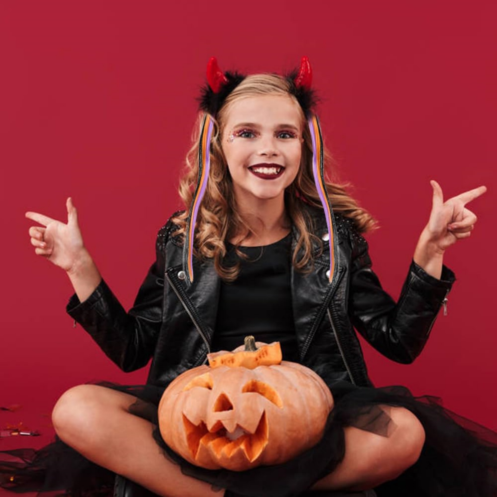 1PC Kids' Halloween Wig Hair C - Cosplay Bat Prop ulasan dan harga