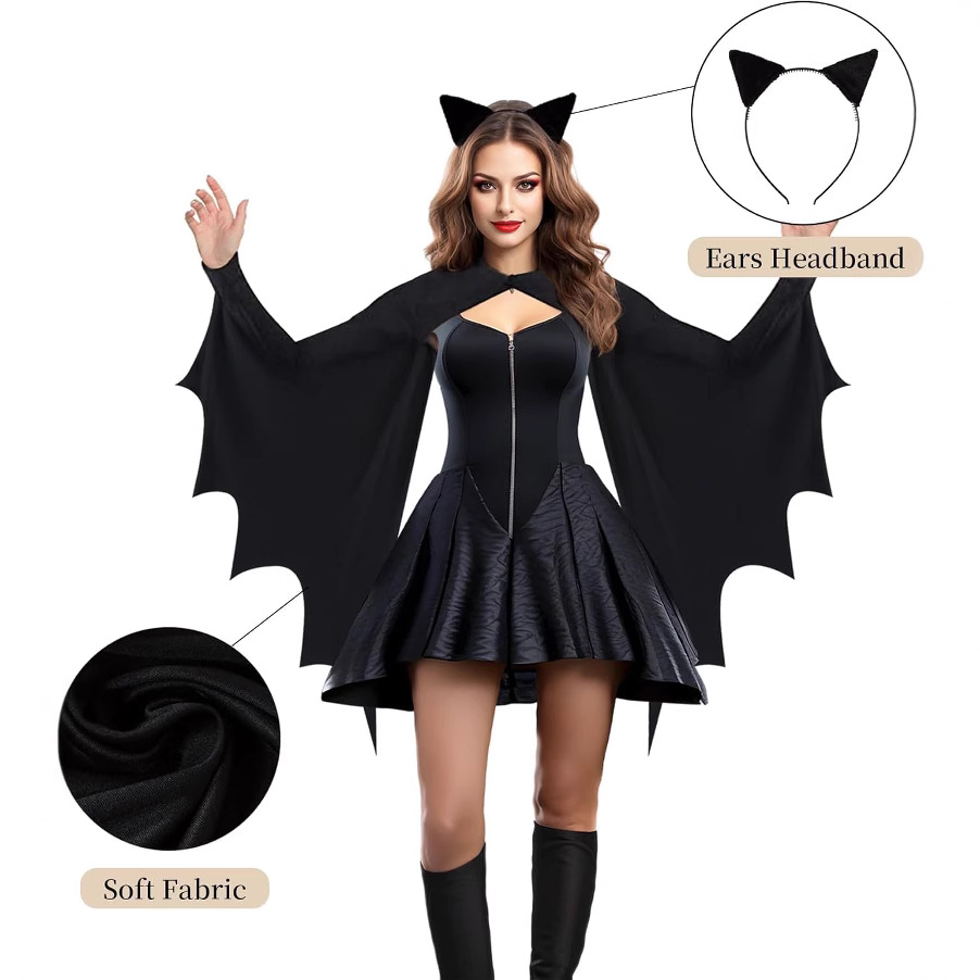 Unisex Adult Halloween Costume - Cosplay Bat Prop ulasan dan harga