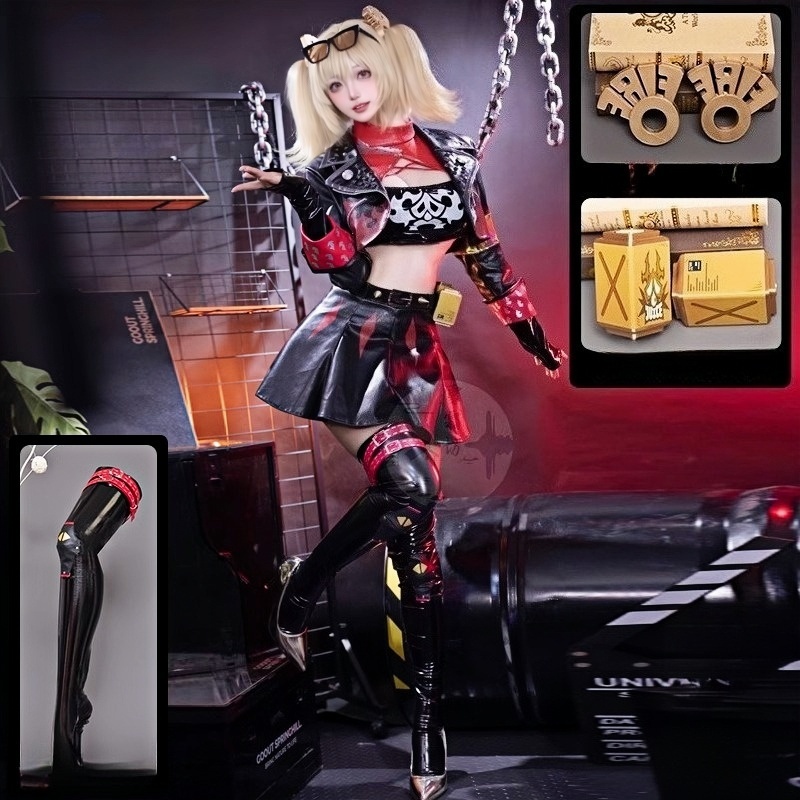 2026 Halloween Anime Party Out - Burnice Cosplay Prop ulasan dan harga